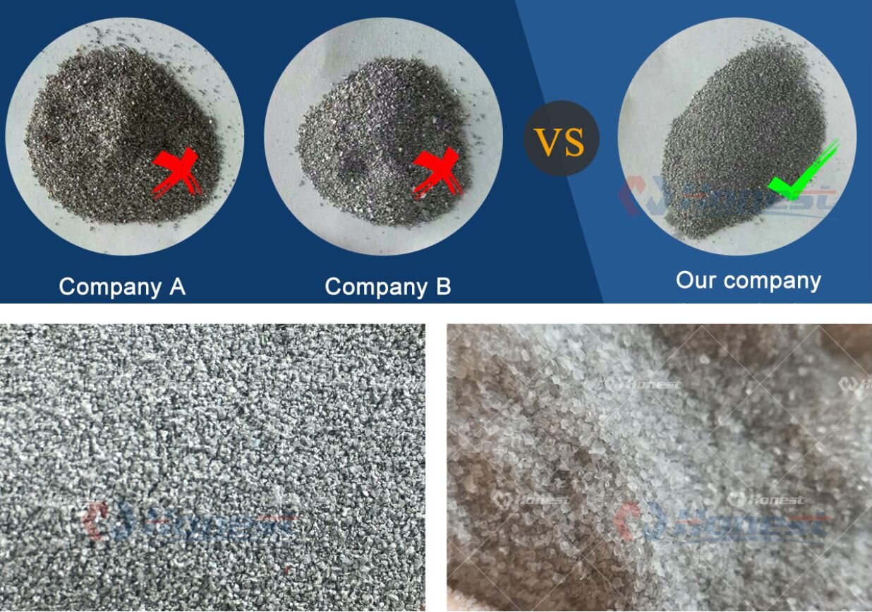 Aluminum Plastic Separating Recycling Plant-Final Products