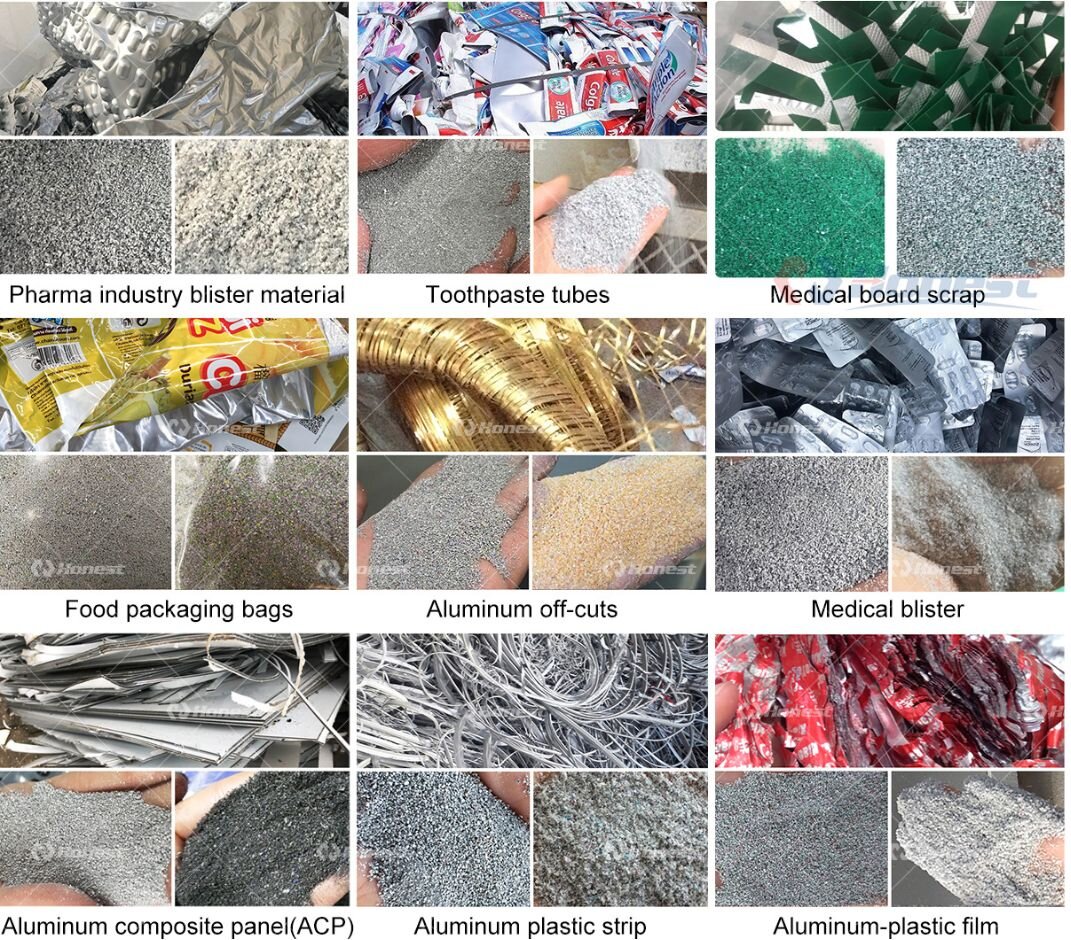 Aluminum Plastic Separating Recycling Plant-Raw Material