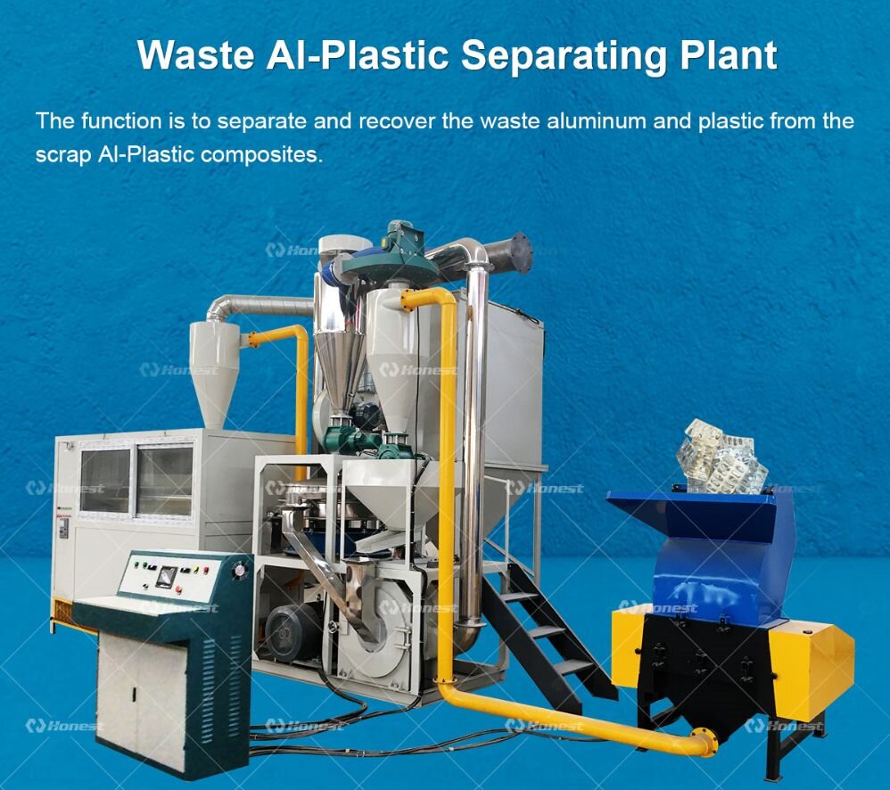 Aluminum Plastic Separating Recycling Plant