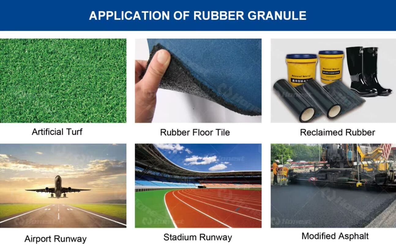 Application of Rubber Granule