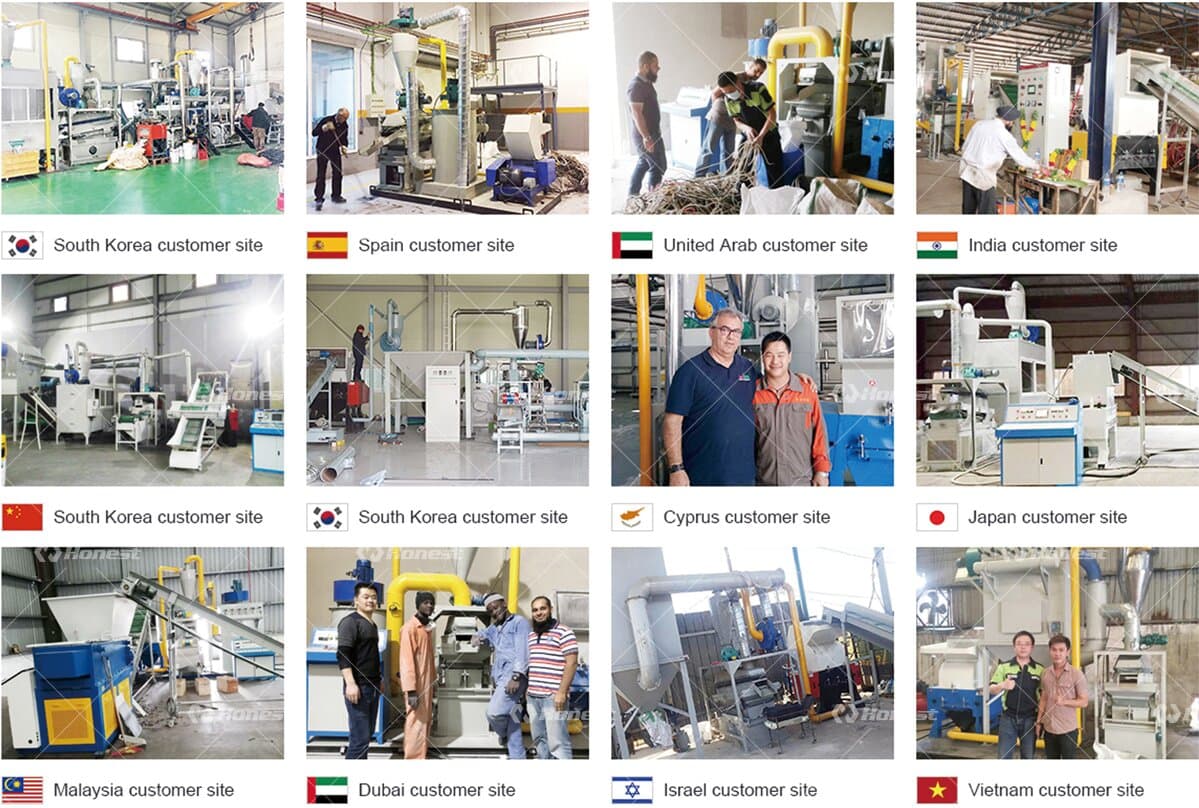 Cable Wire Recycling Plant-Customers Site Overview