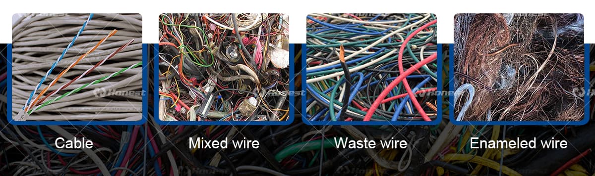 Cable Wire Recycling Plant-Raw Material
