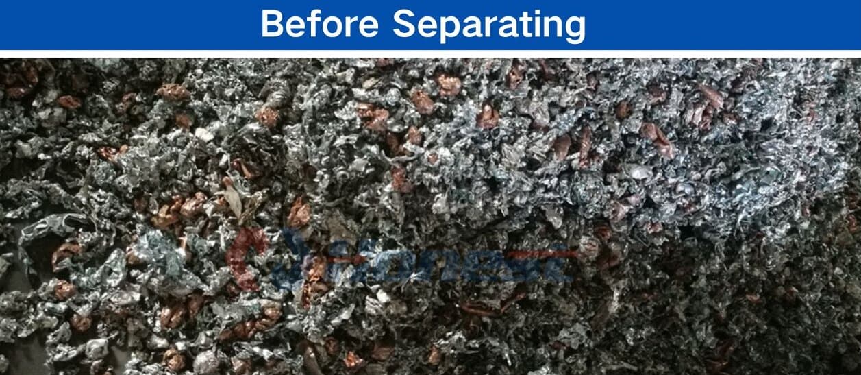 Copper and Aluminum Radiator Recycling Equipment Workflow