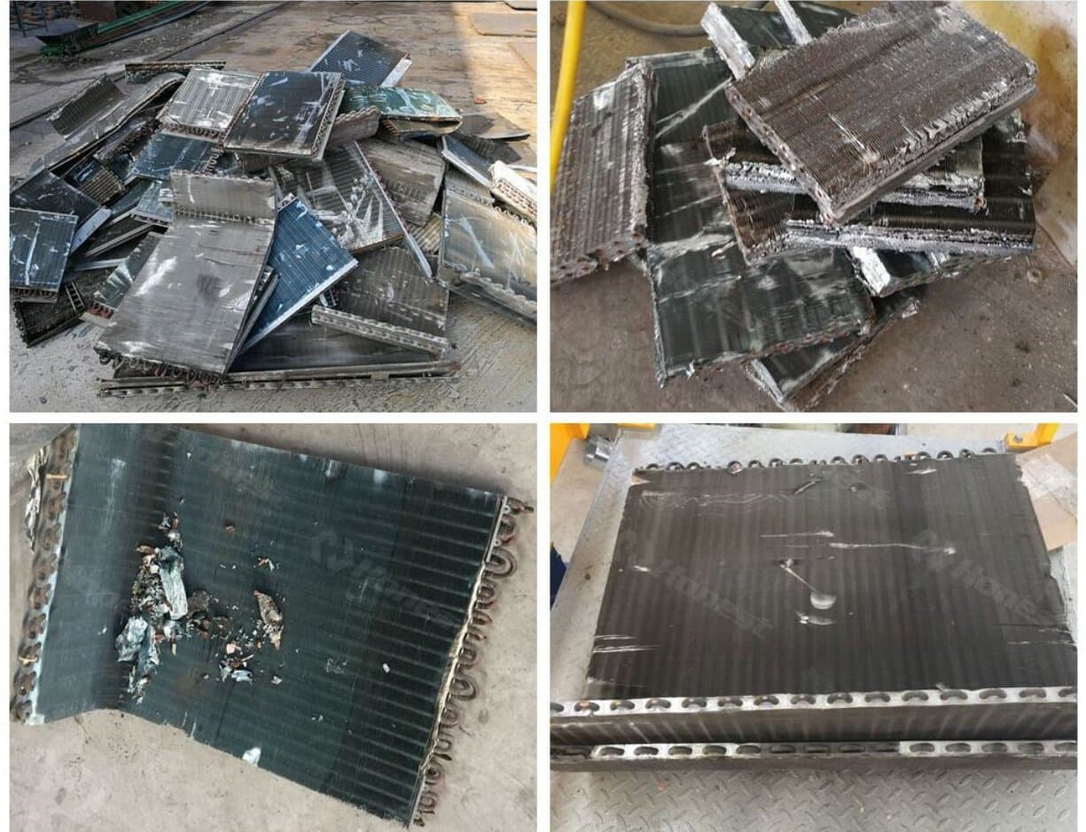 Copper and Aluminum Radiator Recycling Plant-Raw Material