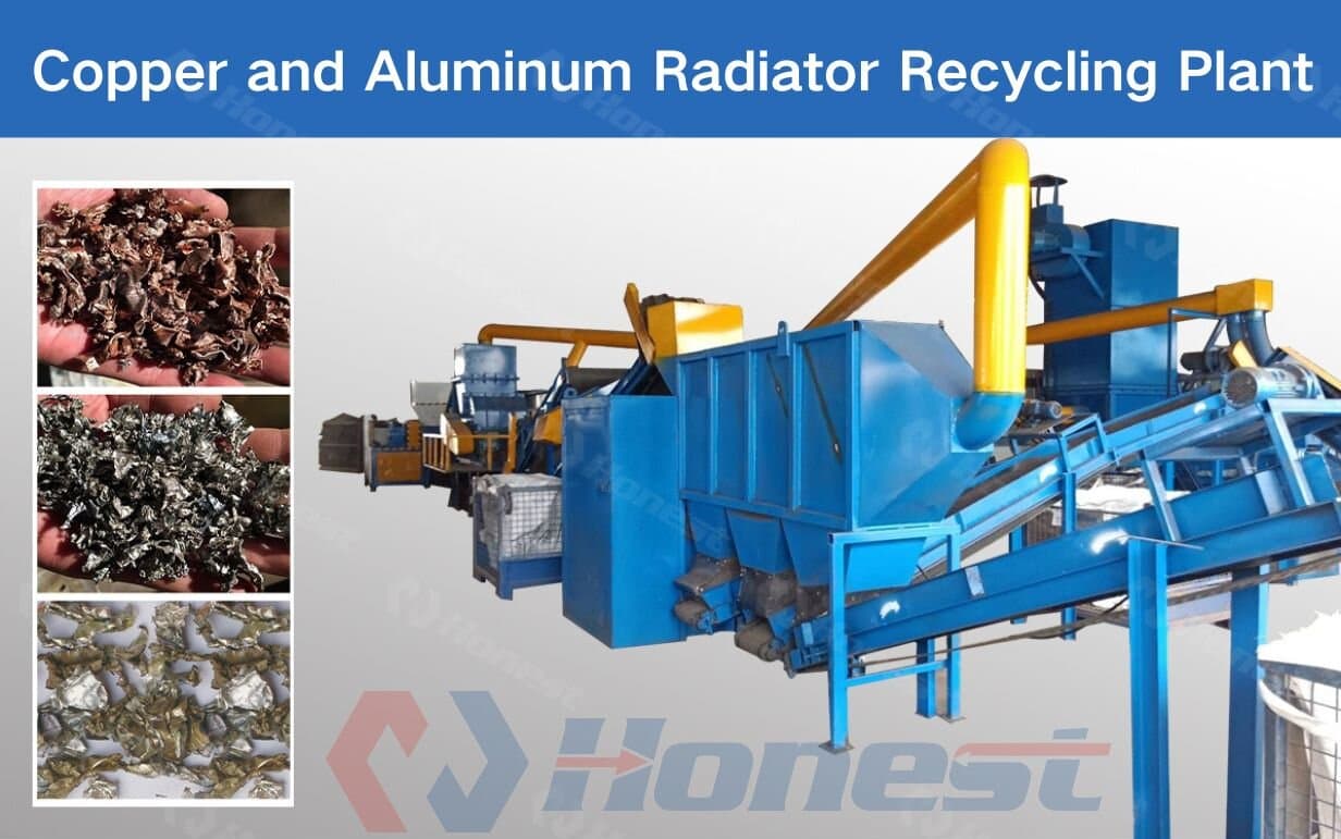 Copper and Aluminum Radiator Recycling Plant