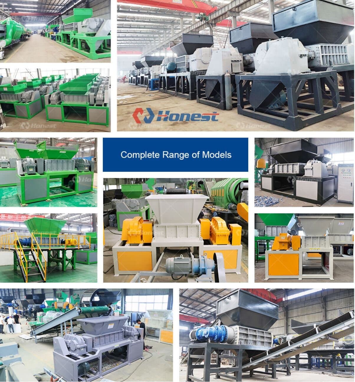 Double Shaft Shredder Machine-Technical Model