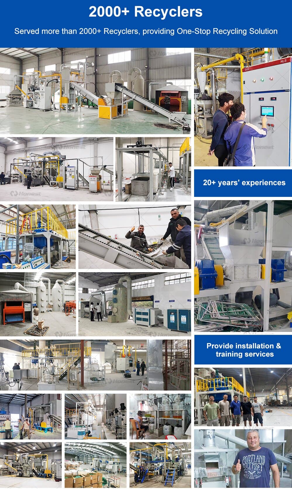 Electronic Waste Recycling Plant-Customers Site Overview