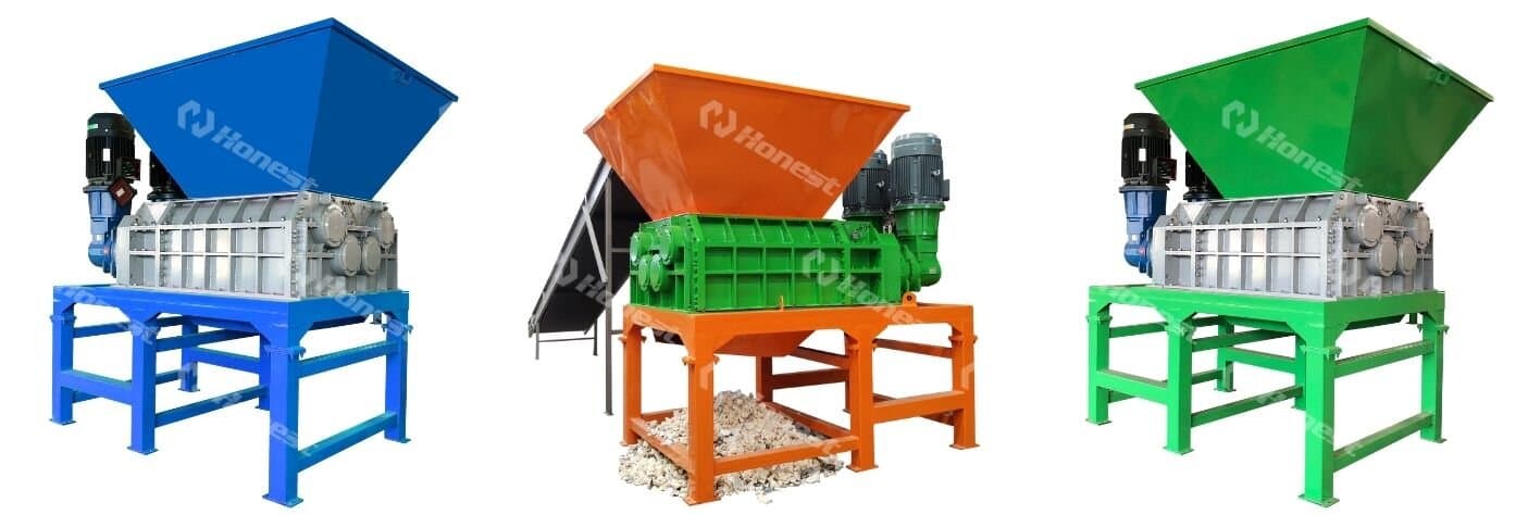 Four Shaft Shredder-Technical Model