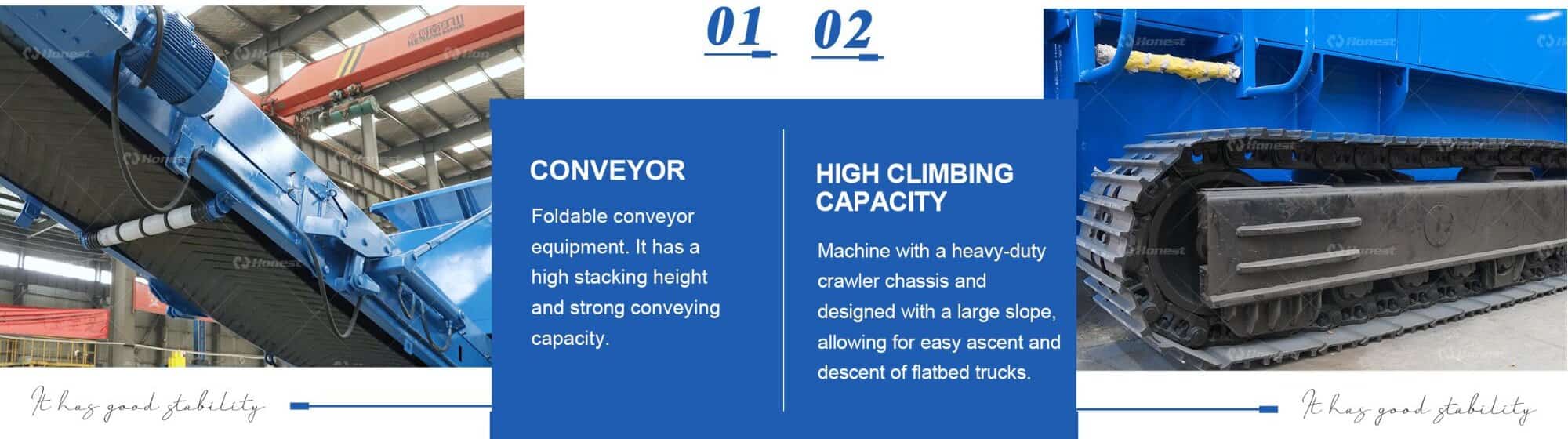 Key components of Mobile Track Double Shaft Shredder