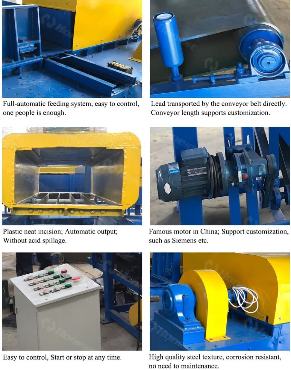 Lead-Acid Battery Recycling Machine Workflow