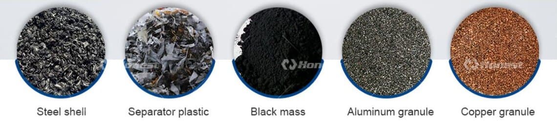 Lithium-ion Battery Recycling Plant-output