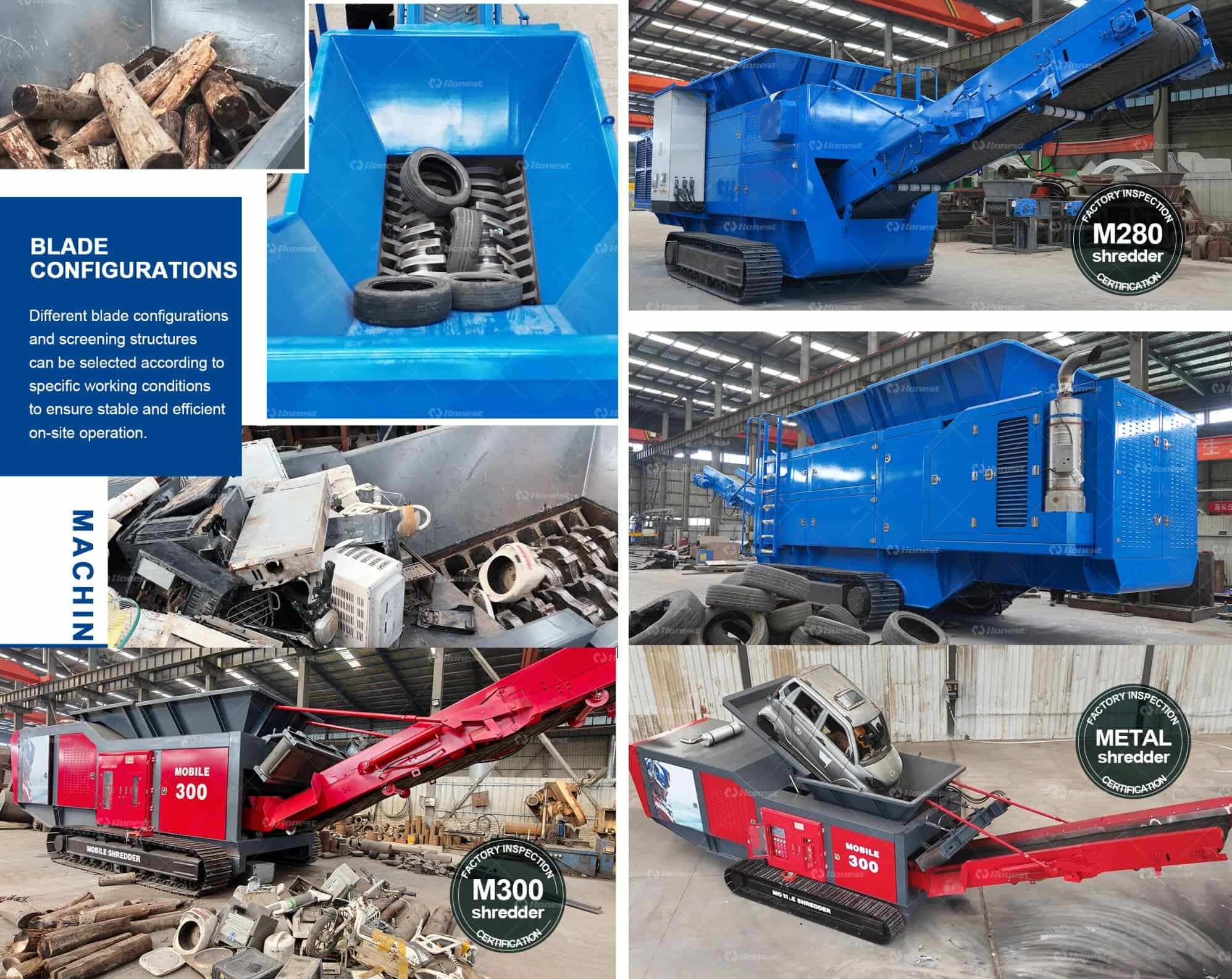 Mobile Track Double Shaft Shredder