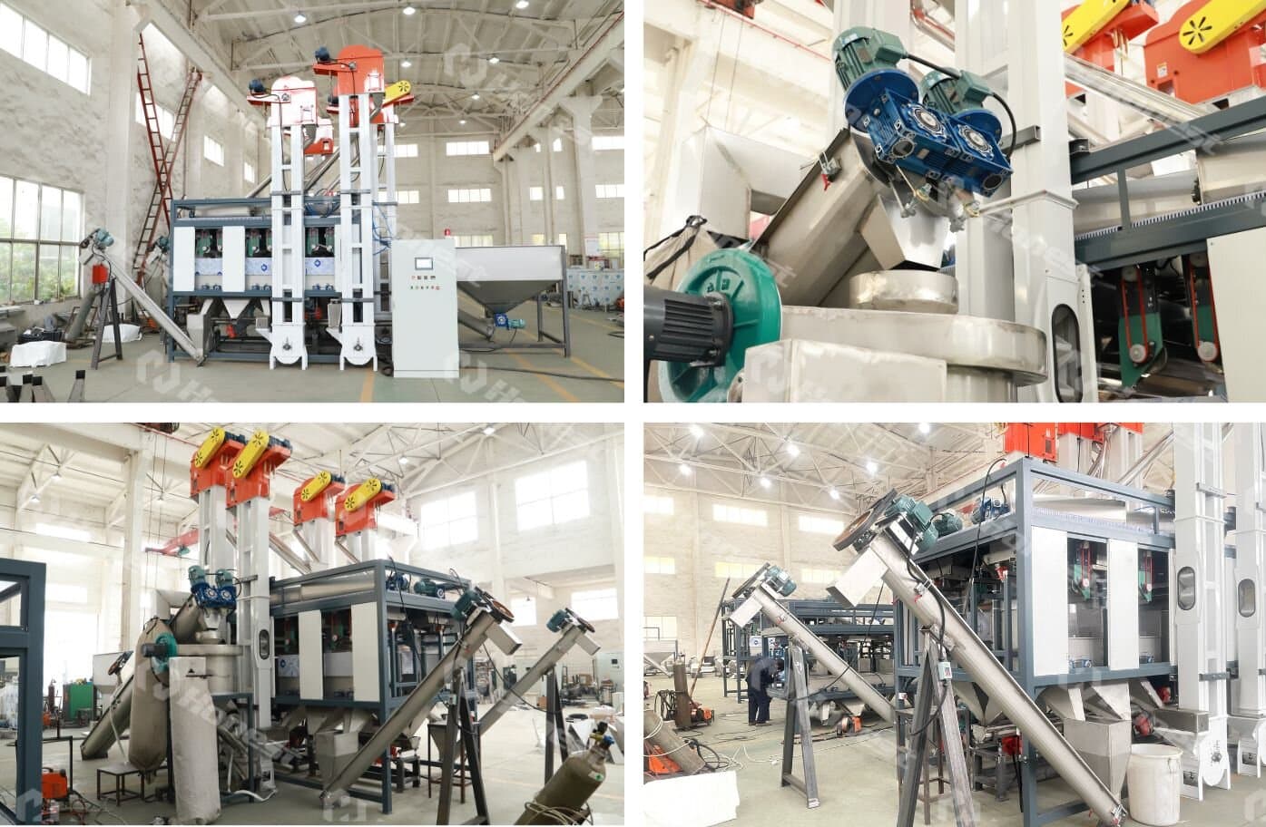 Plastic Sorting and Recycling Equipment Workflow