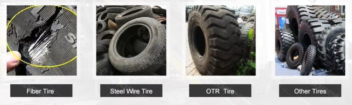 Waste Tire Recycling Machine-Raw Material