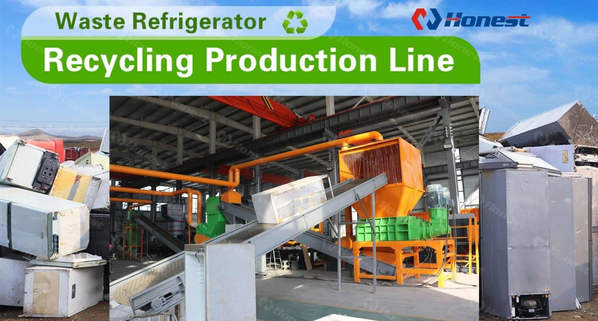 Waste Refrigerator Recycling Line