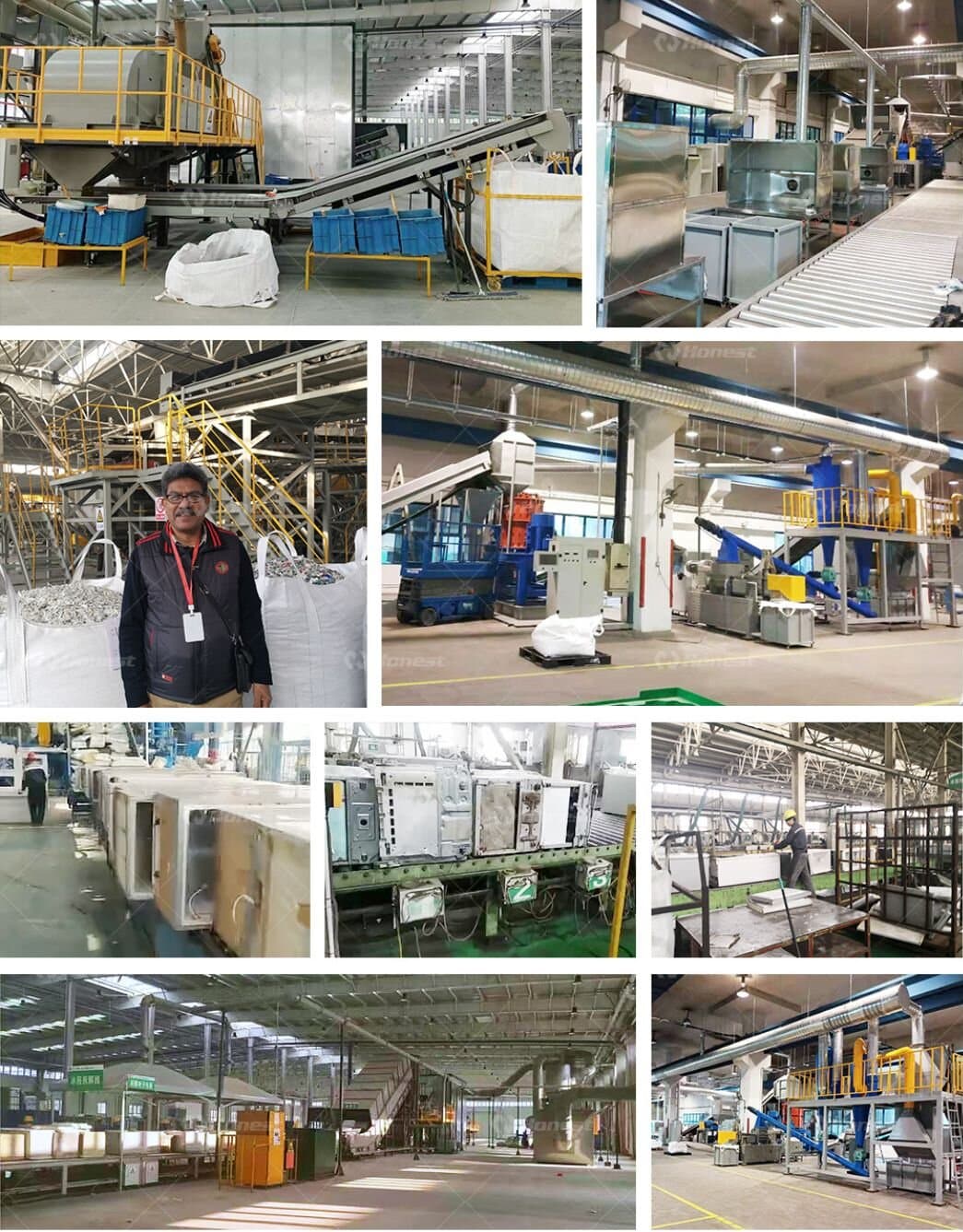 Waste Refrigerator Recycling Plant-Customers Site Overview