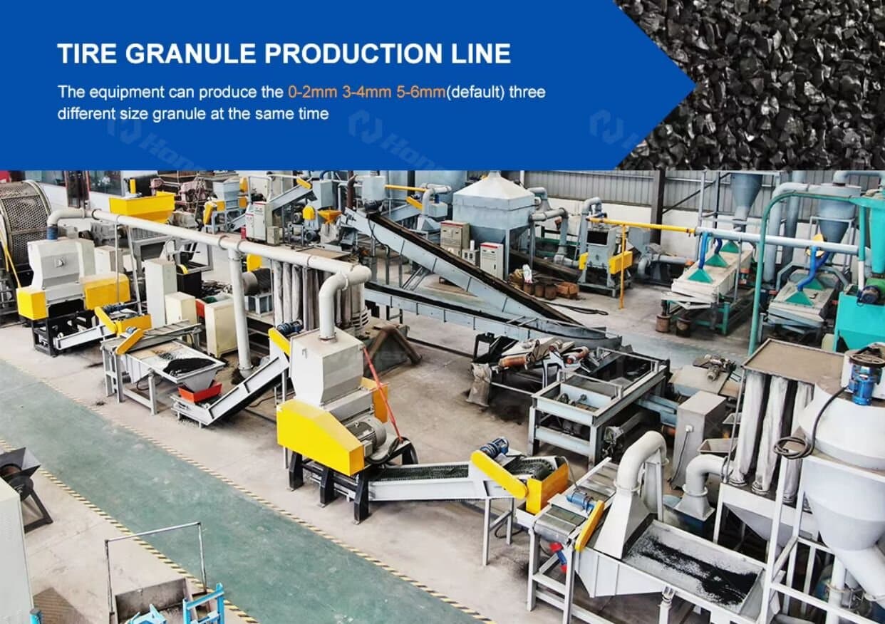 Waste Tire Recycling Machine
