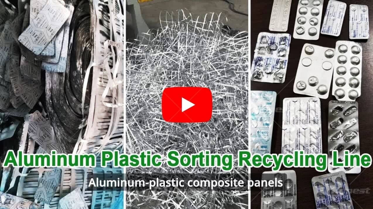 Aluminum Plastic Separating Recycling Plant-video
