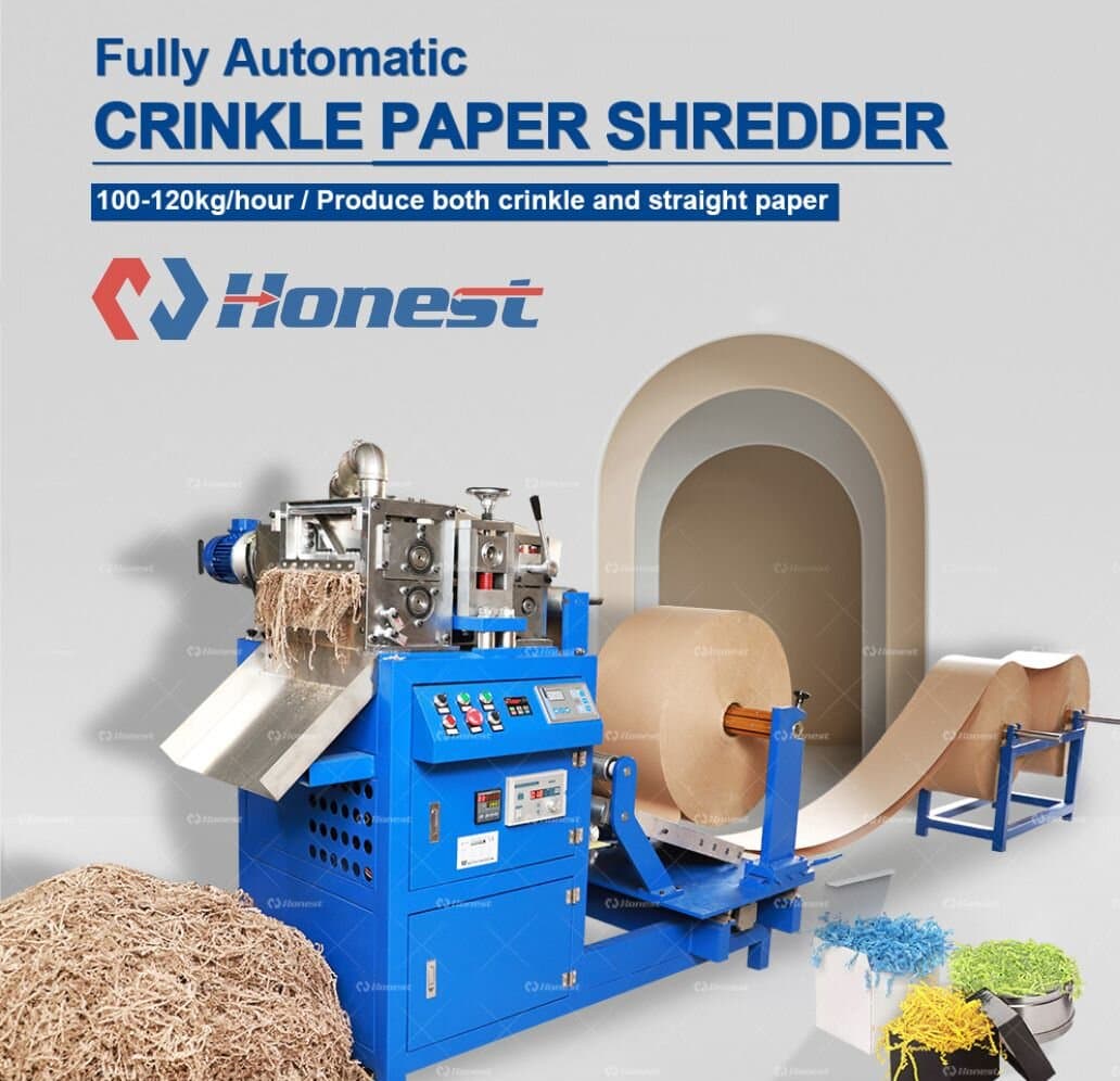 Automatic Crinkle Paper Shredder Cut Machines