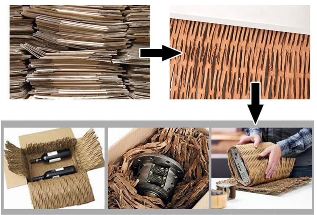 Corrugated Cardboard Cutting Machine-Finished Products and Application Scenarios Display
