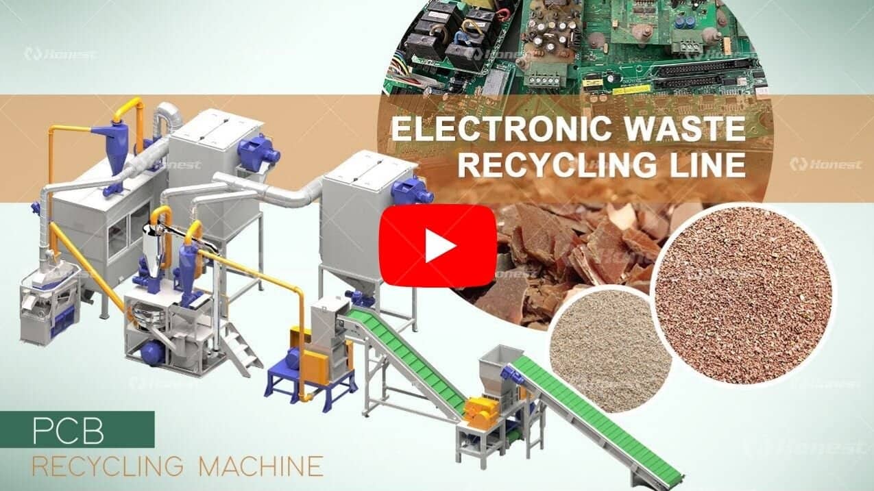 E Waste Recycling Plant-video