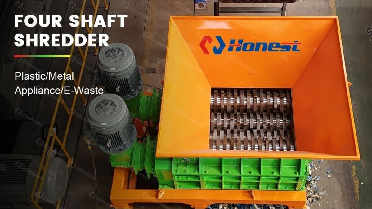 Factory direct sales four-shaft shredder