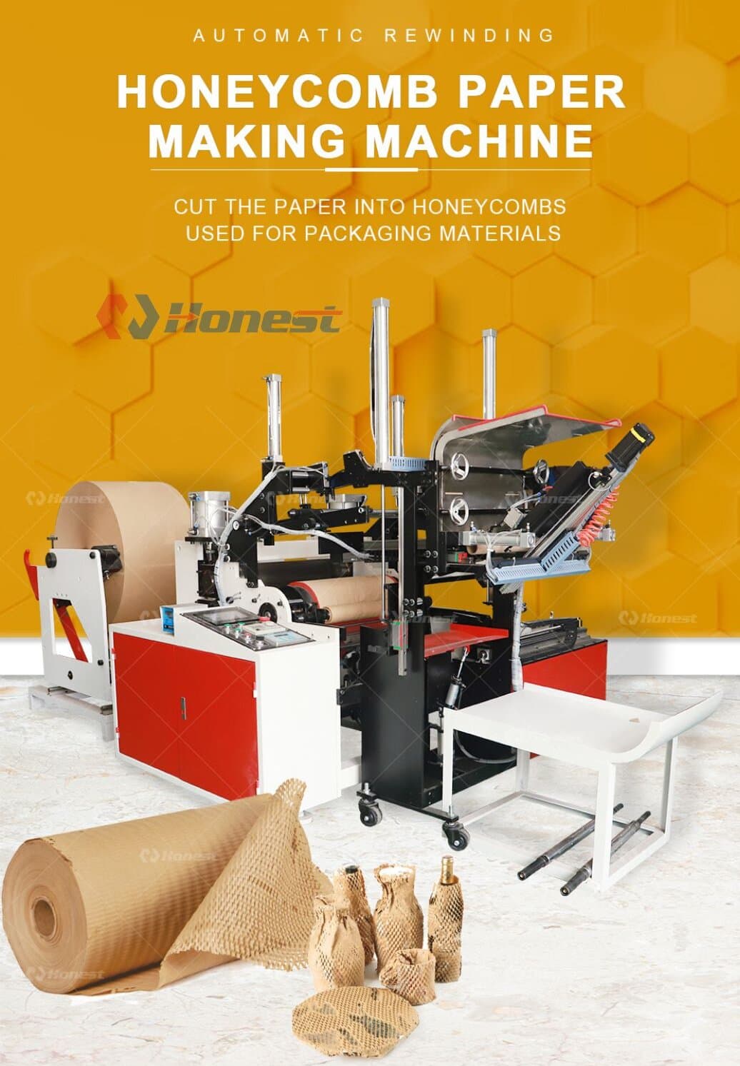 Honeycomb Pack Paper Making Machine