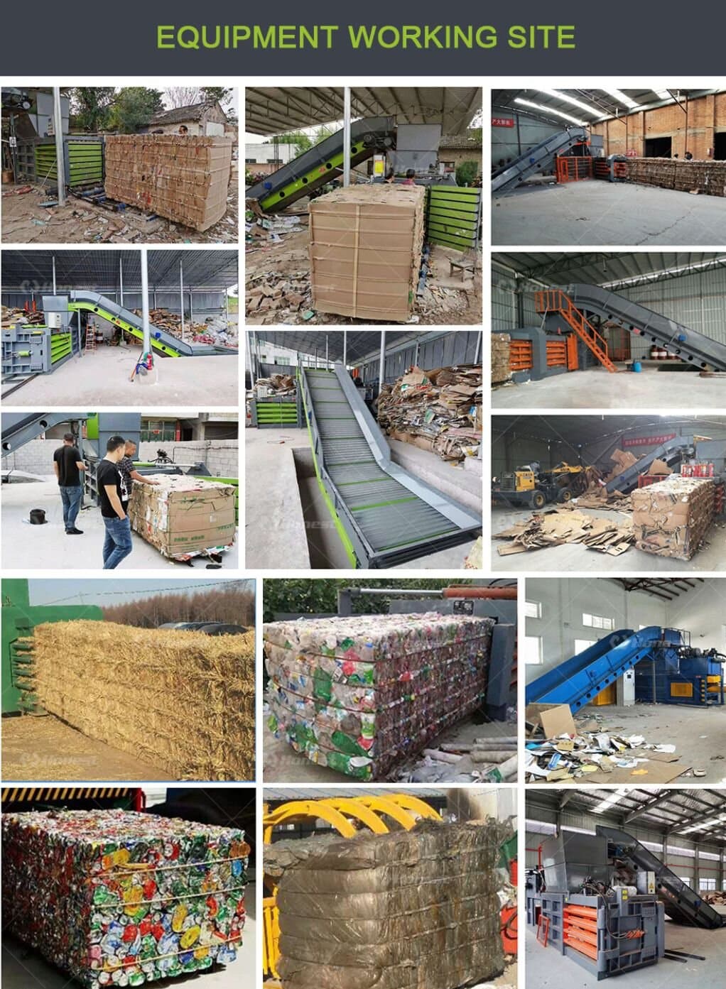 Horizontal Baler Machine-Customers Site Overview