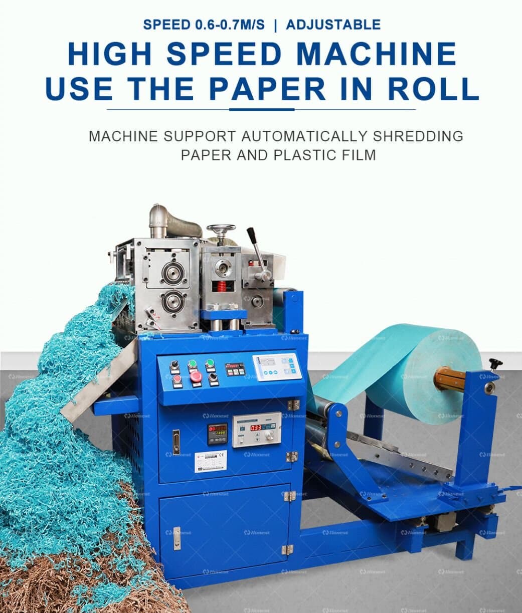 Key components of Crinkle Paper Shredder Cut Machines