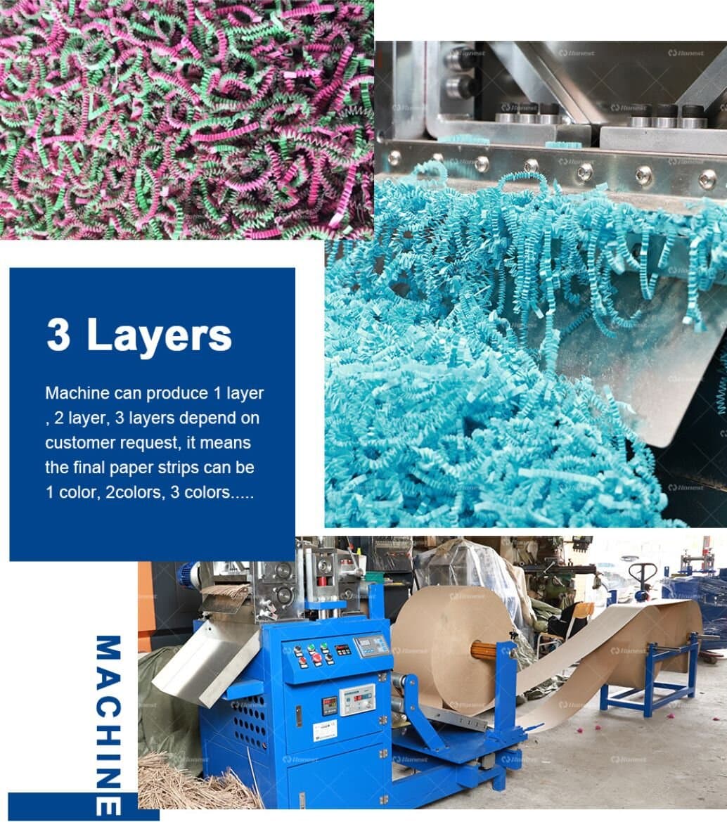 Key components of Crinkle Paper Shredder Cut Machines