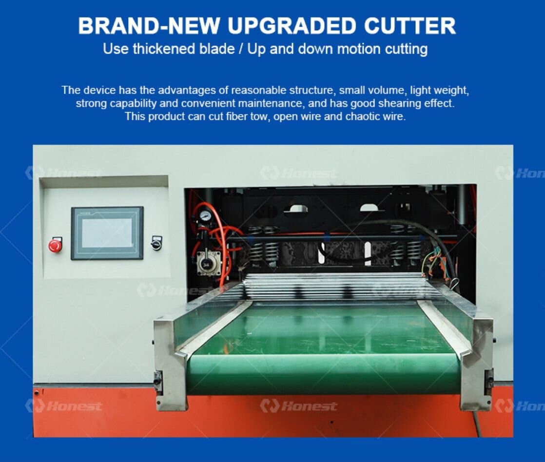 Key components of Glass Fabric Cutting Machine