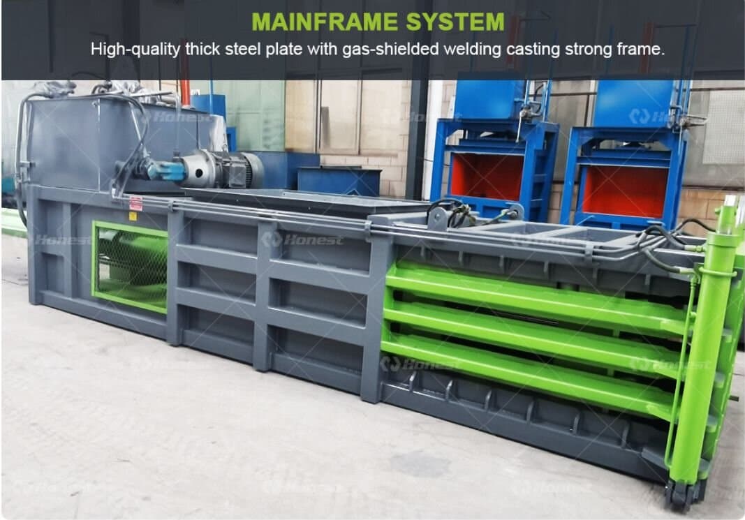Key components of Horizontal Baler Machine