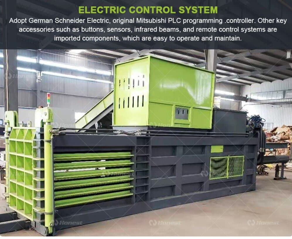 Key components of Horizontal Baler Machine