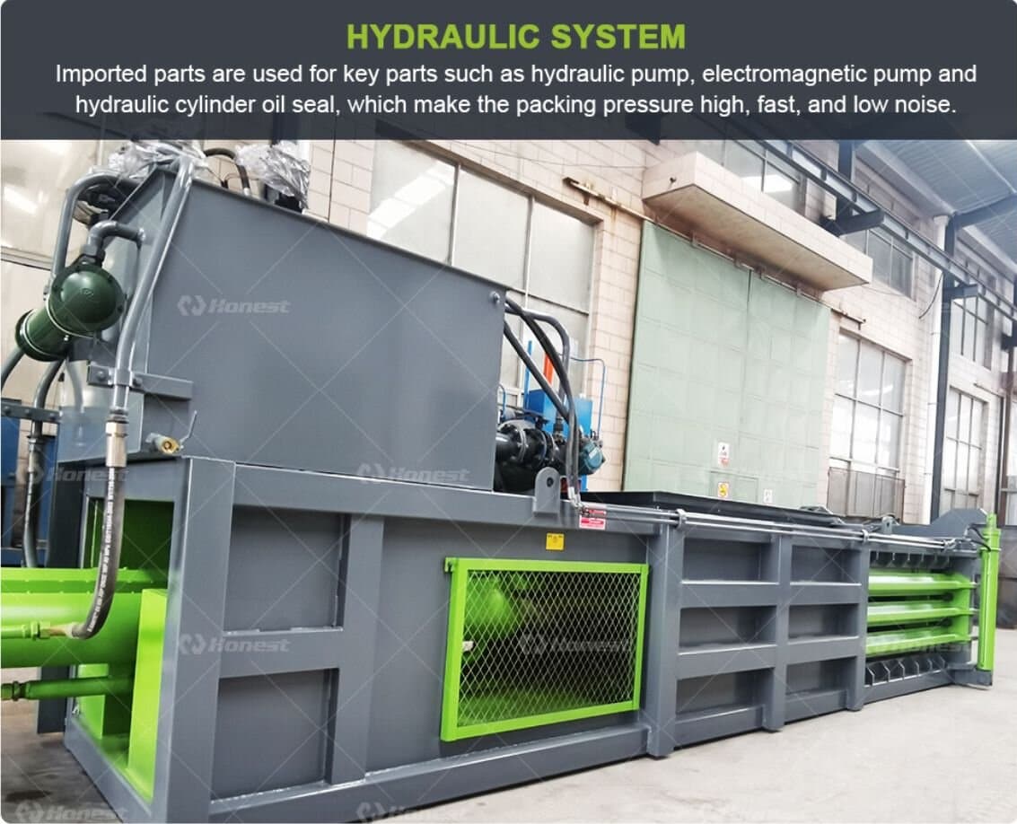 Key components of Horizontal Baler Machine