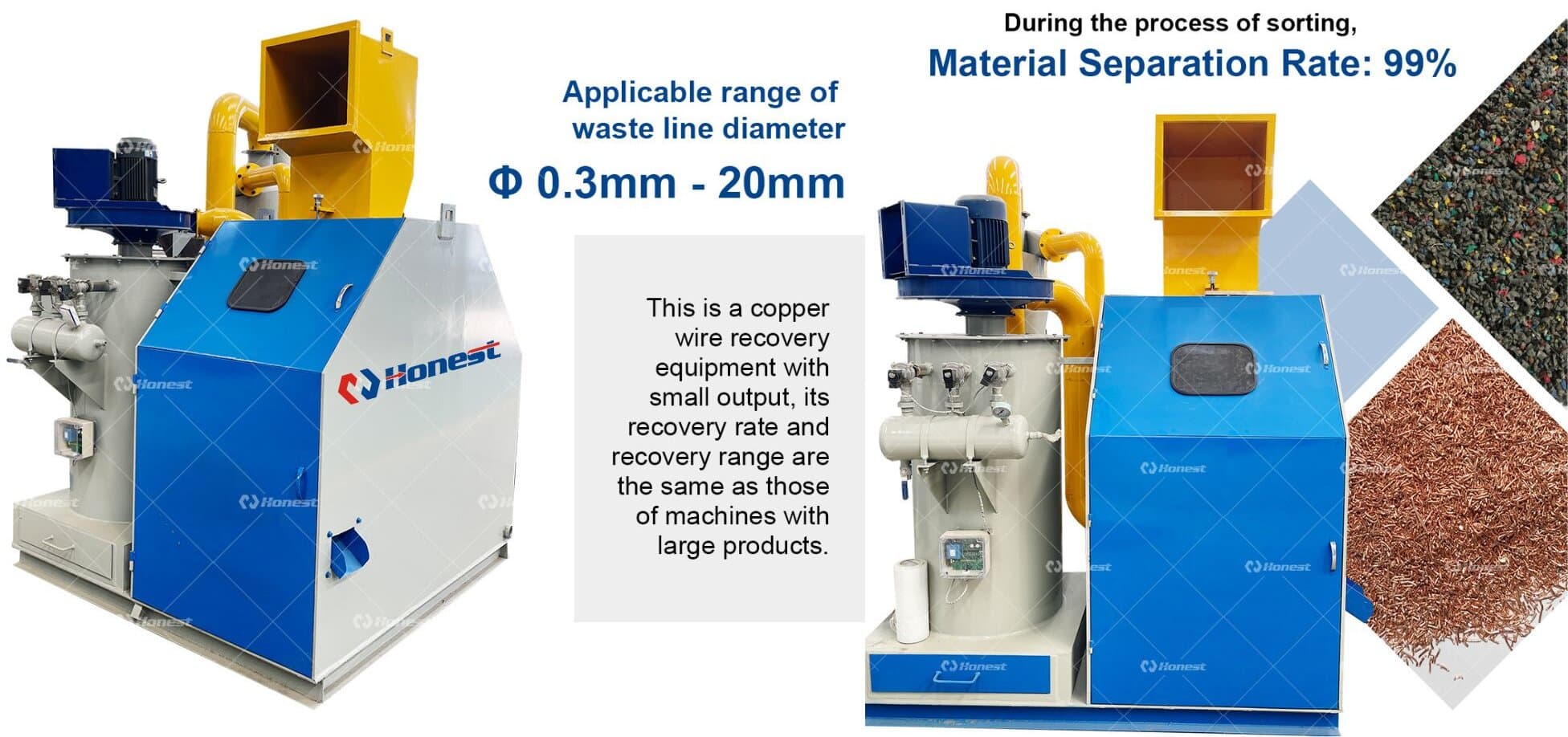 Key components of Small Electric Cable Granulator Machine