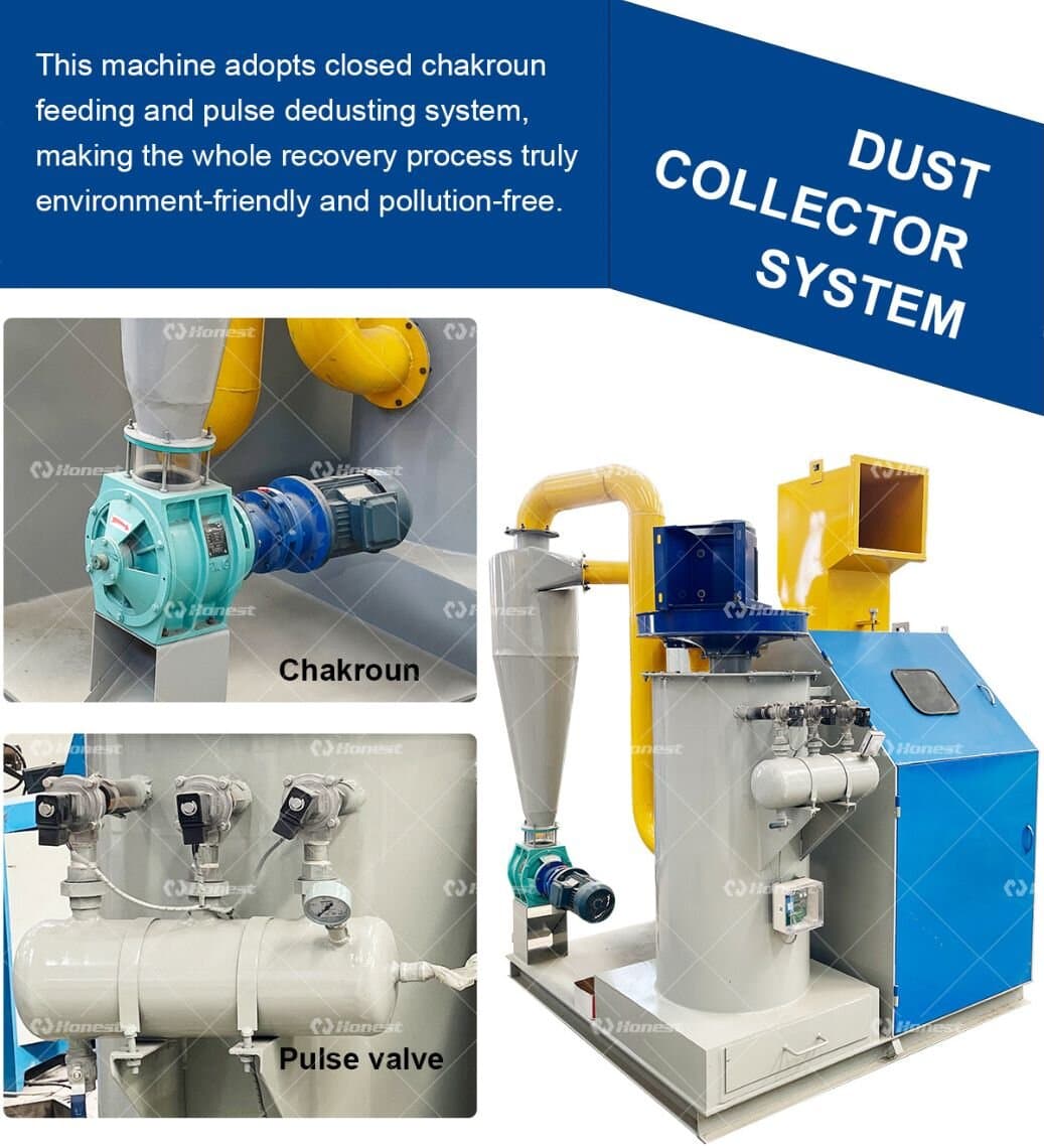 Key components of Small Electric Cable Granulator Machine