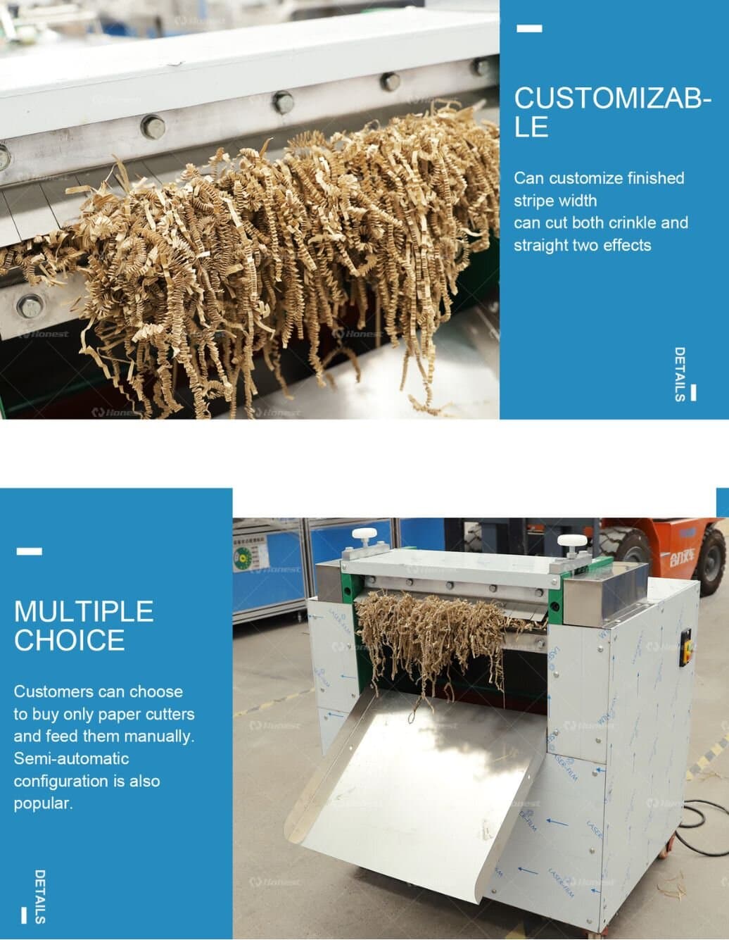 Key components of Small Paper Crinkle Shredder Cut Machines