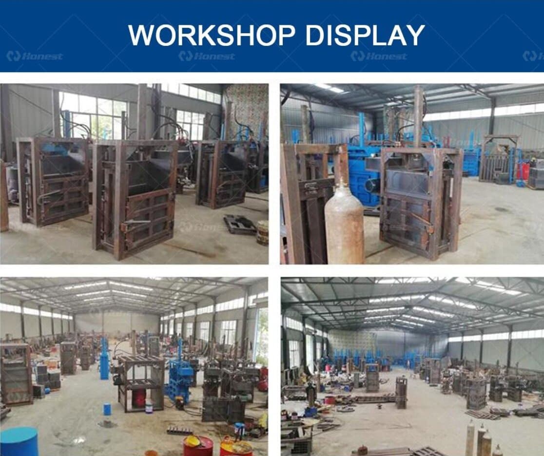 Key components of Vertical Baler Machine