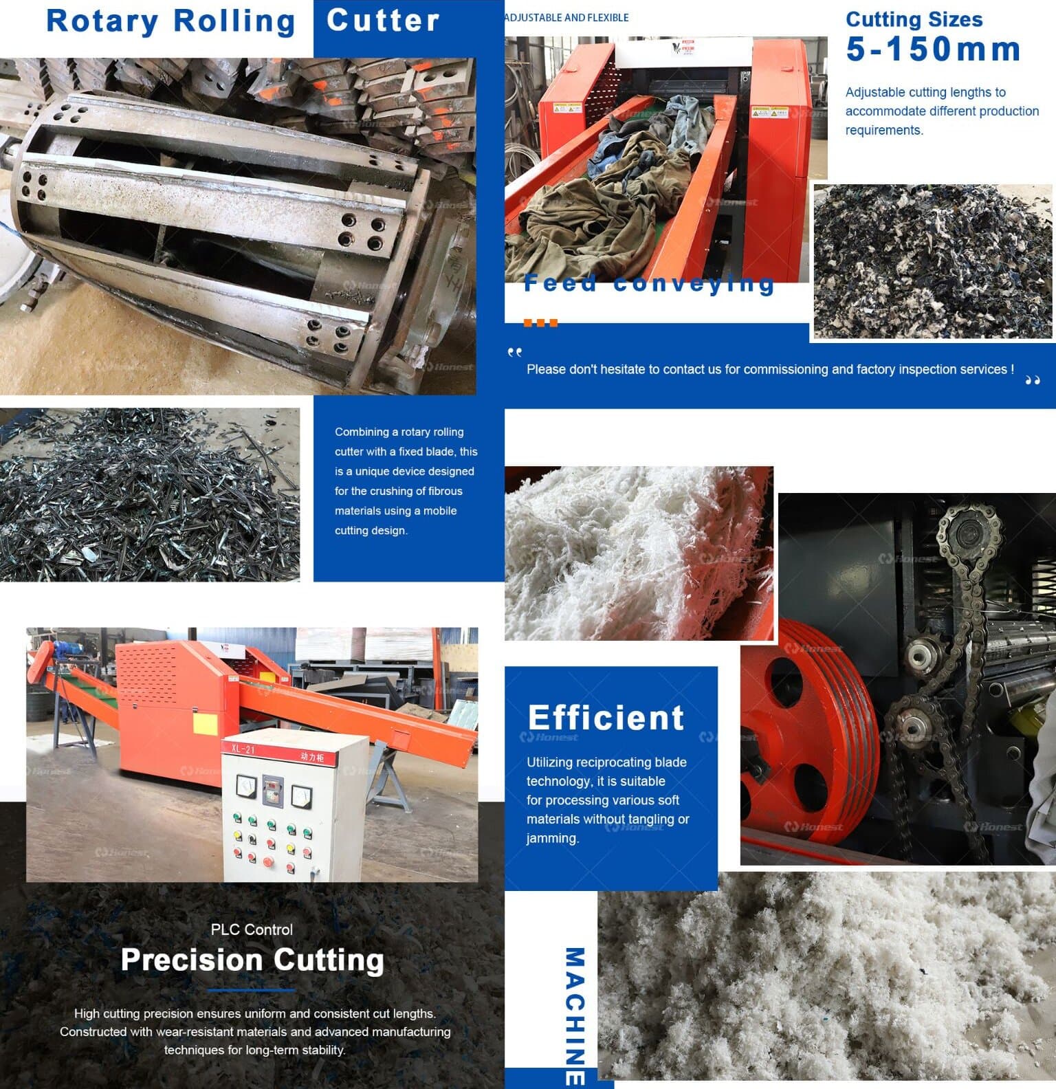 Key components of soft material cutting machine