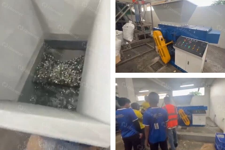 Plastic Shredder for Philippine Buyer Functioning Well in Workshop
