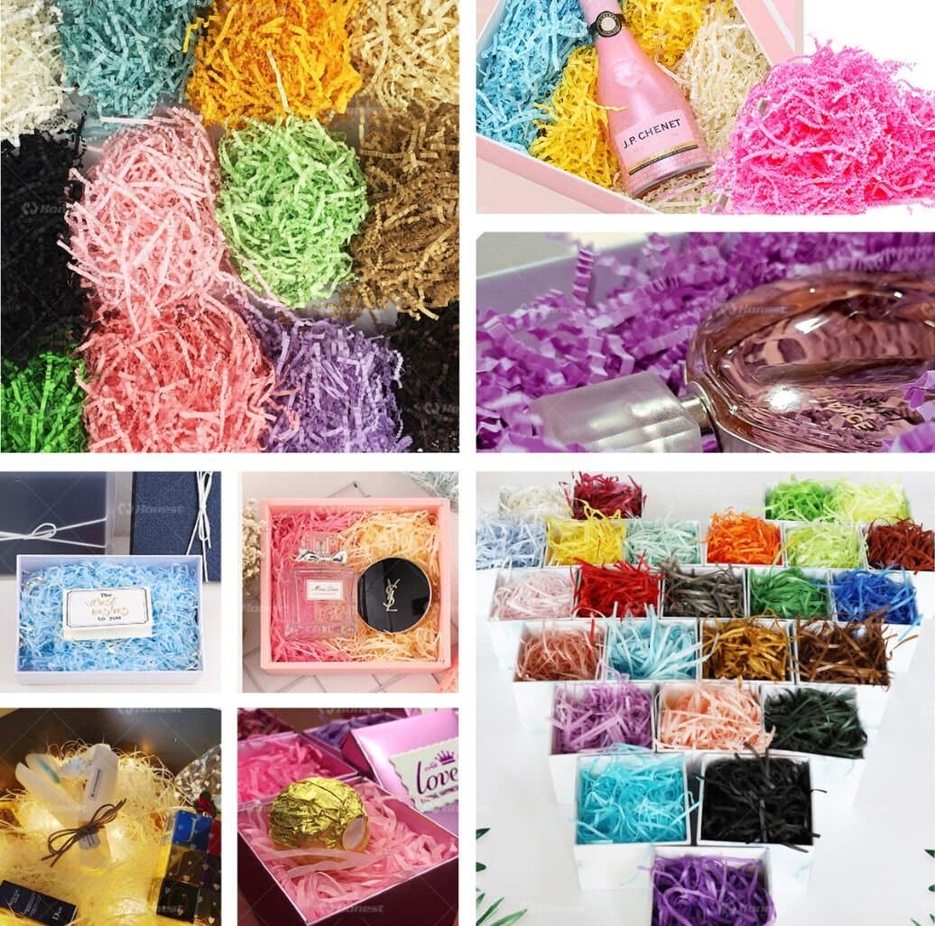 Small Crinkle Paper Shredder Cut Machine-Finished Products and Application Scenarios