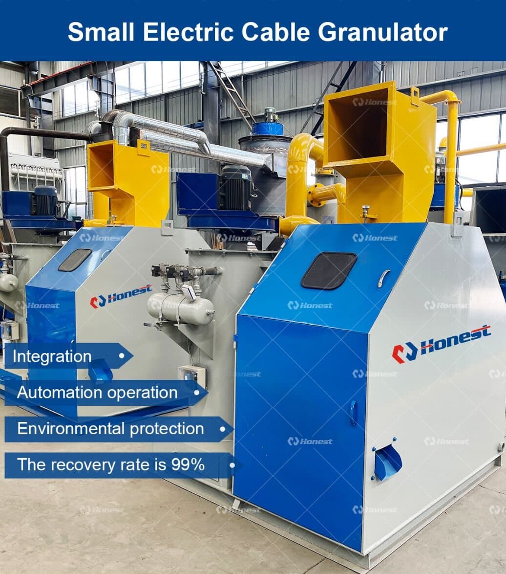 Small Electric Cable Granulator Machine