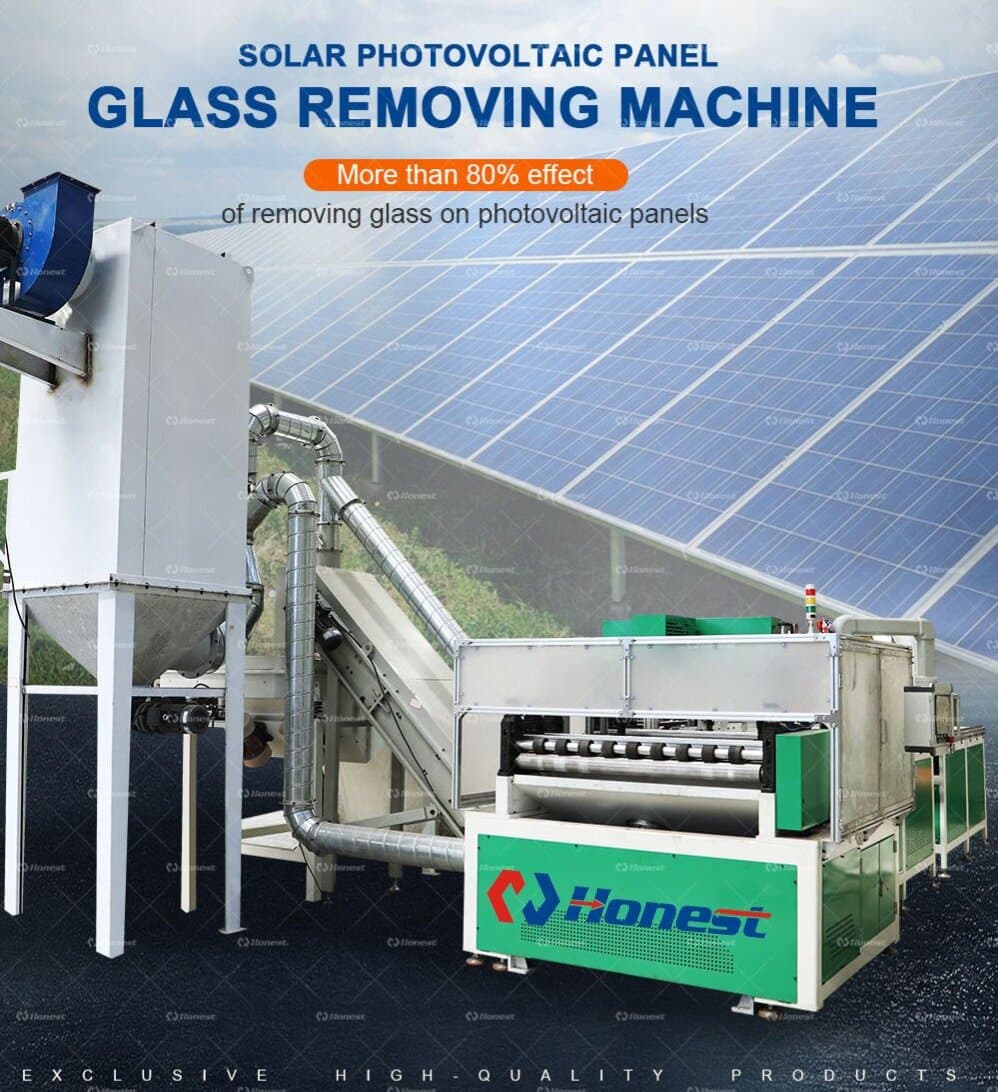 Solar PV Panels Glass Removing Machine