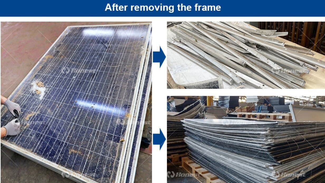 Solar Panels Frame Remove Machine-Final Products