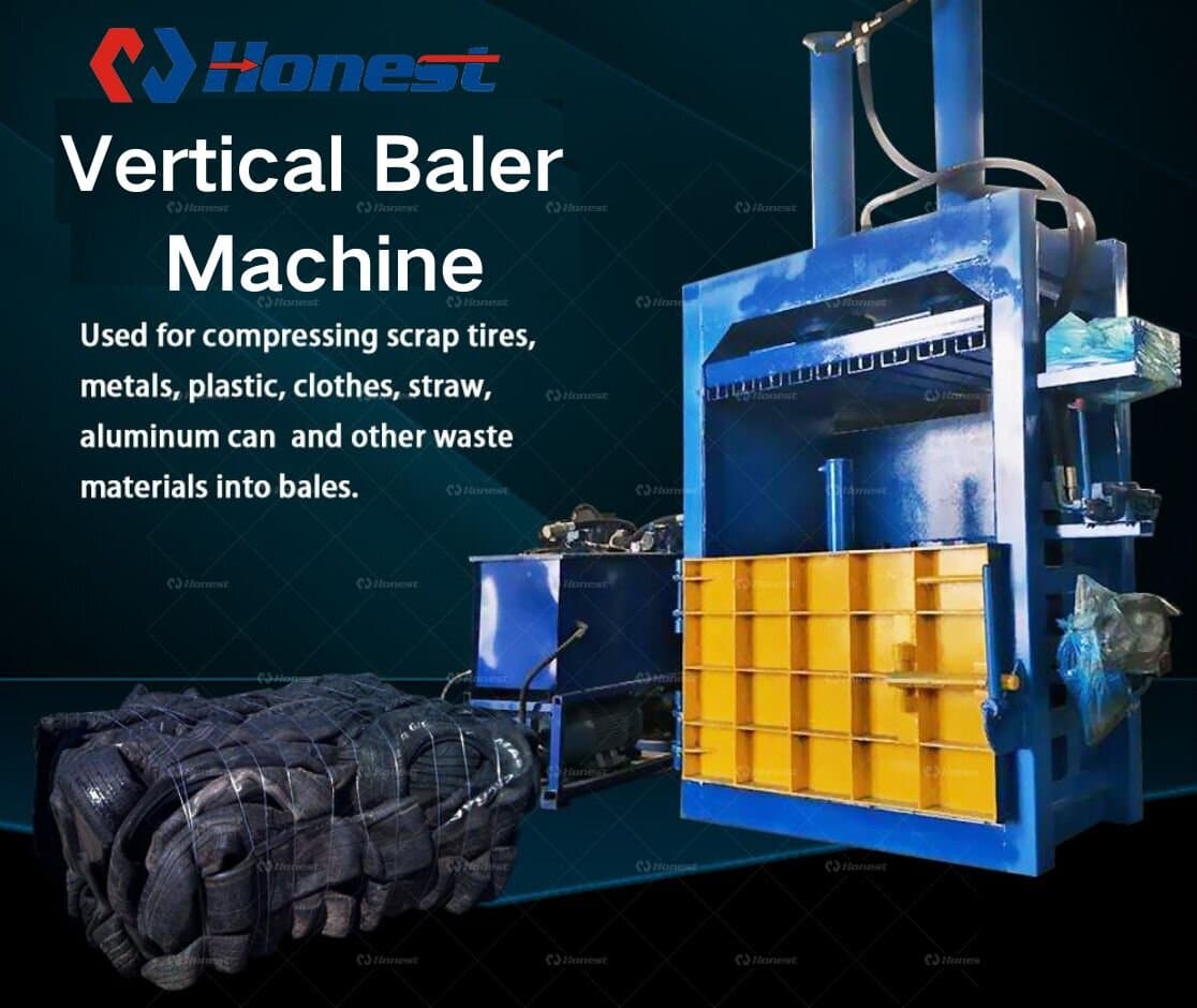 Vertical Baler Machine