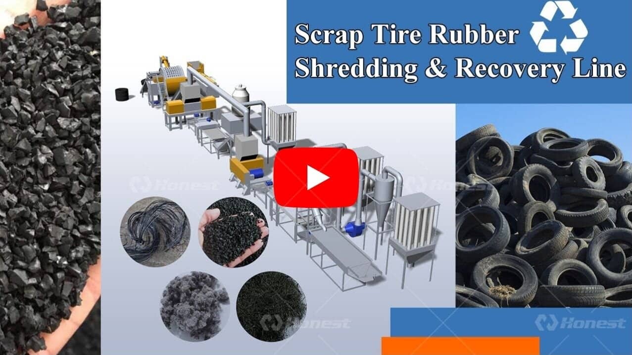Waste Tire Recycling Machine-video