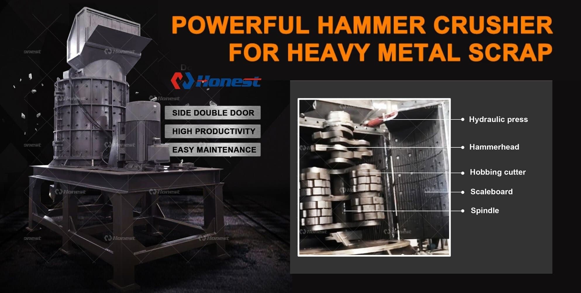 metal vertical crusher