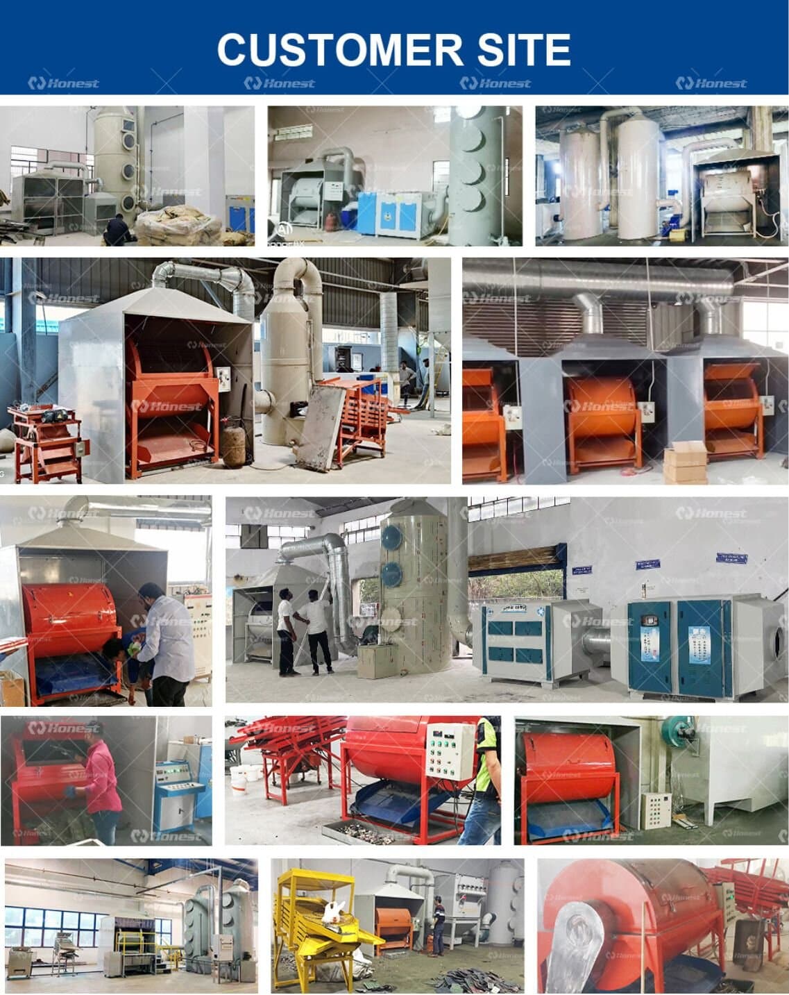 printed circuit board (PCB) component disassembly machine-Customers Site Overview