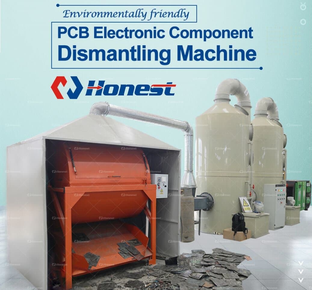 printed circuit board (PCB) component disassembly machine