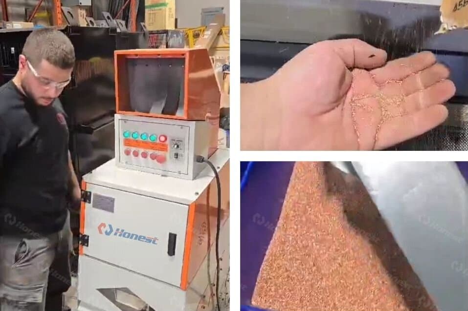 Canadian Users Praise Compact Copper Wire Recycler